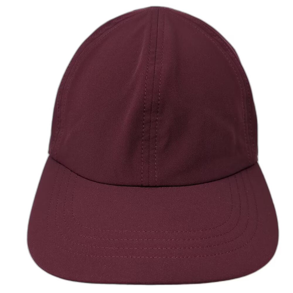 DSG Baseball Cap Hat Red One Size Perforated Adjustable Tonal Logo Performance